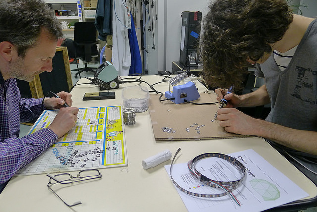 Découpage des LEDs