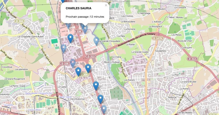 Carte TIMEO